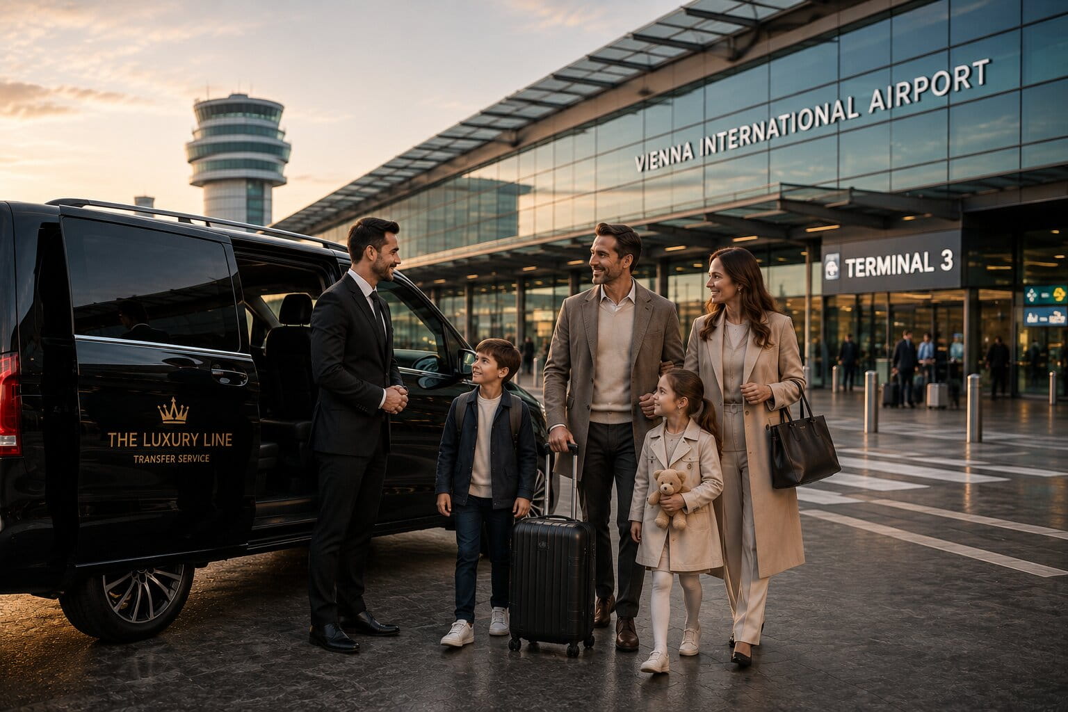 Flughafentransfer Wien mit The Luxury Line