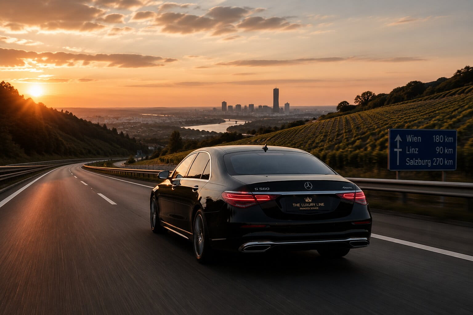 Intercity Transfer ab Wien mit Chauffeur